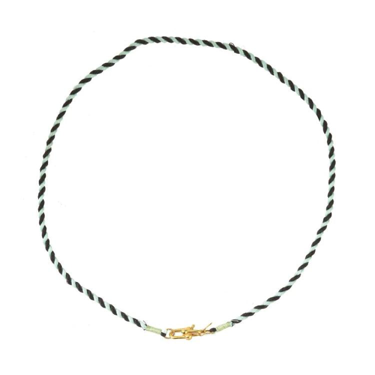 I am Jai - Aqua / brown cord
