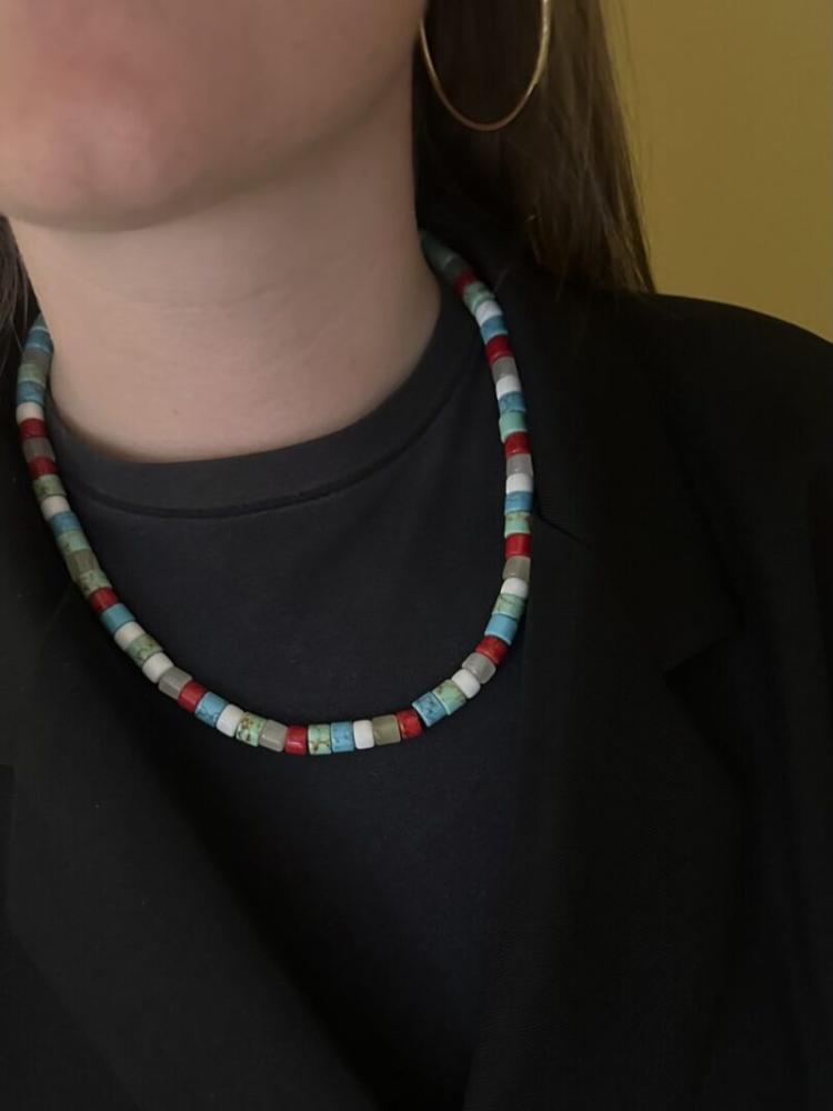 Ellen Beekmans - Gemstone ketting / multicolor