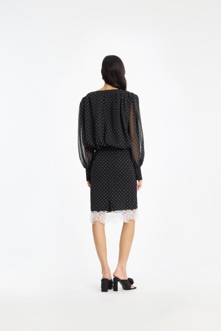 ROTATE - Laceband pencilskirt