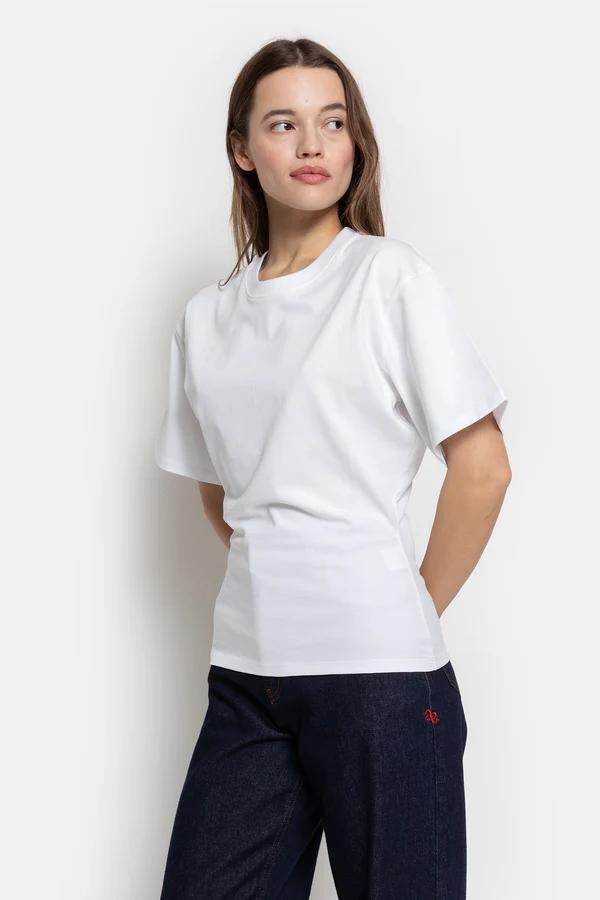 AME Antwerp - Olga tick cotton white