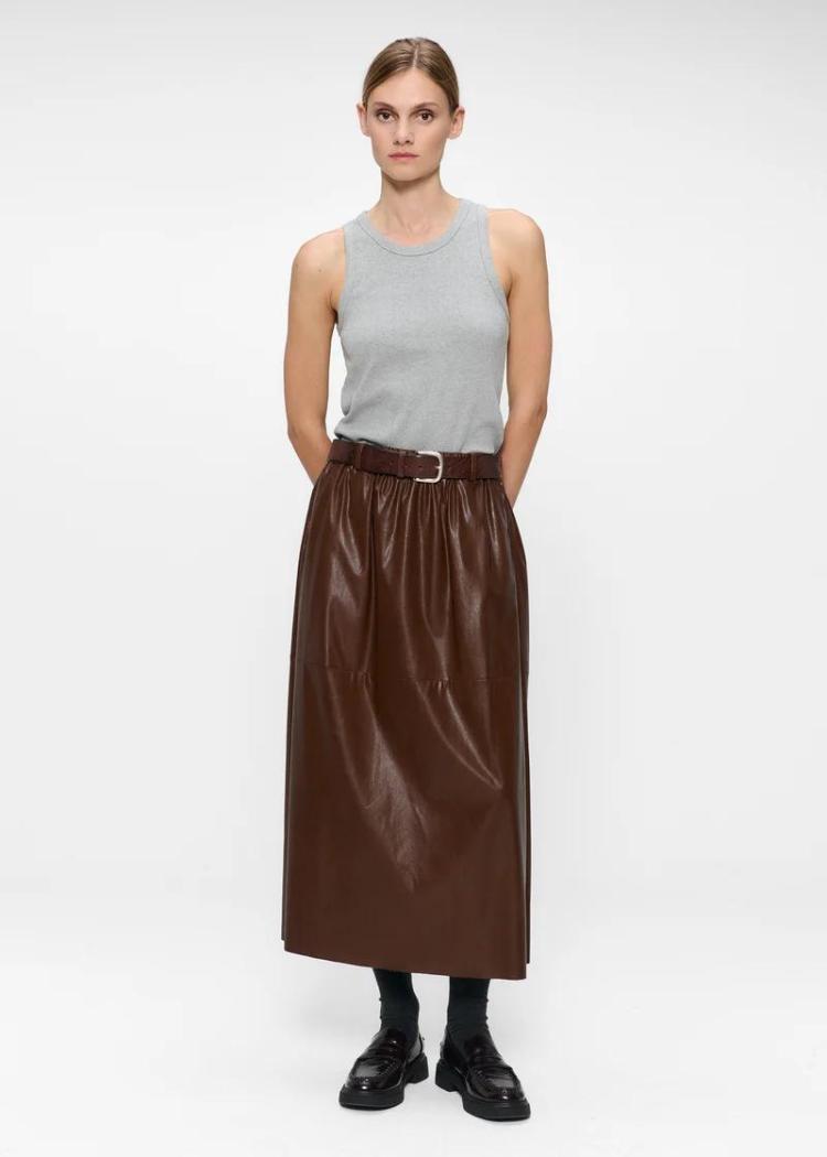 Zenggi - Leather like skirt