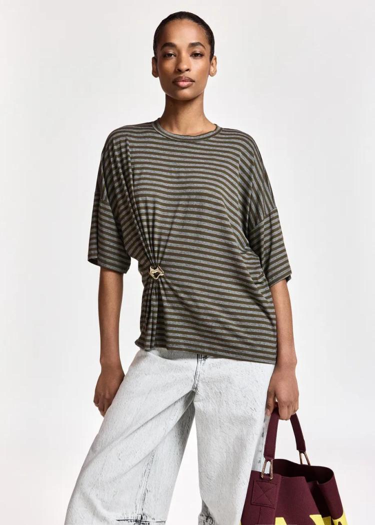 Essentiel - Striped shirt kiss