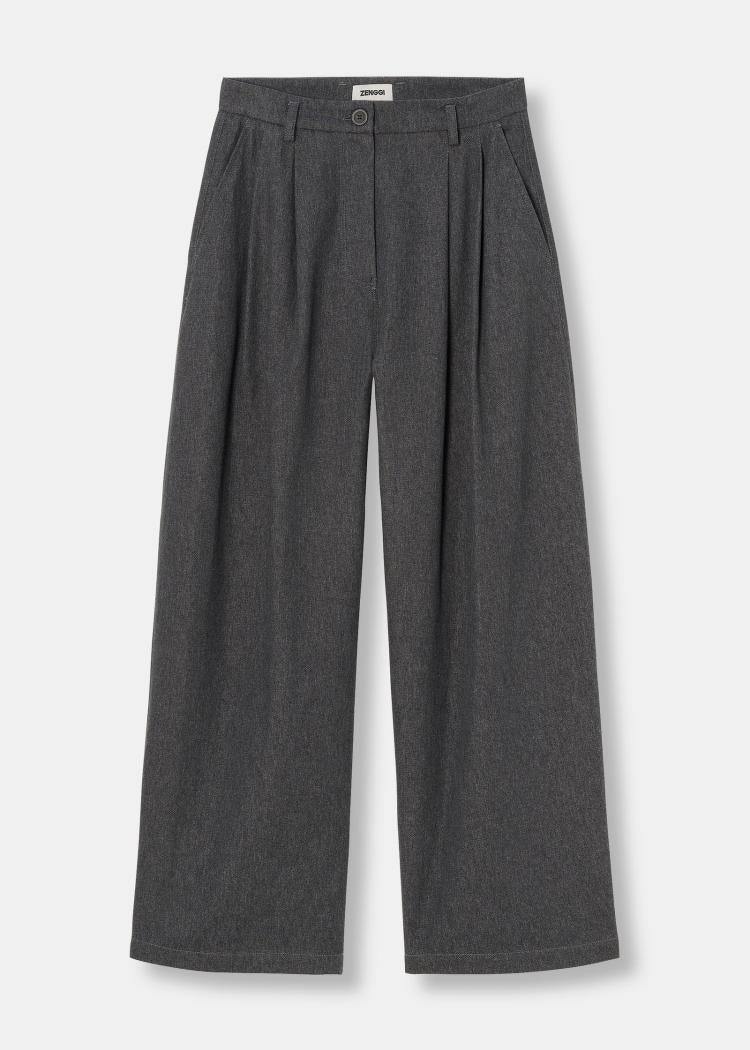 Zenggi - Denim jade pants