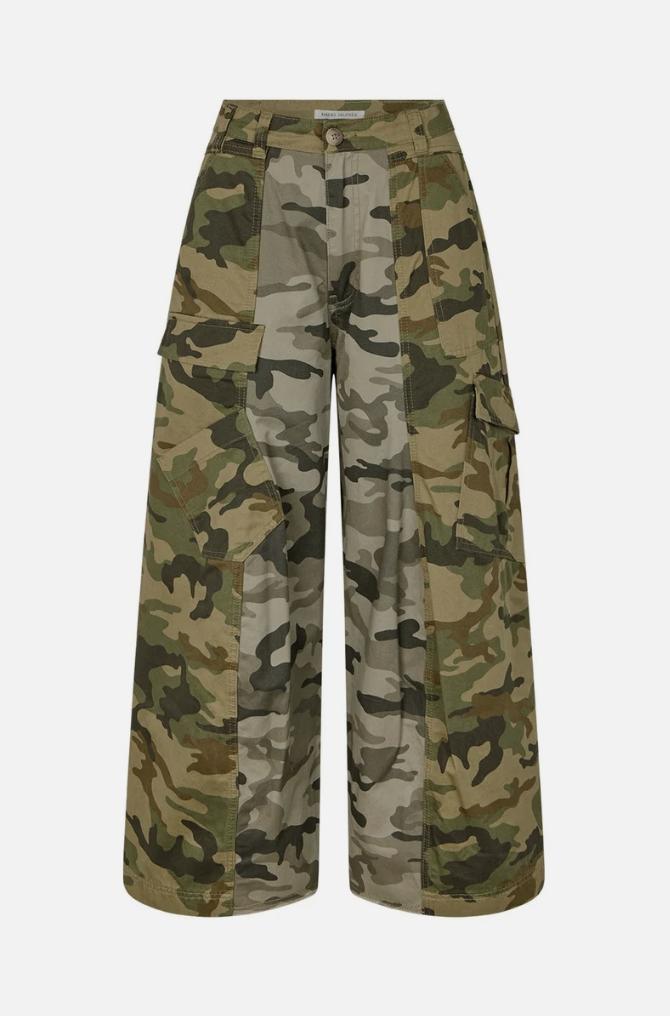 Rabens Saloner - Niva camo patchwork pants