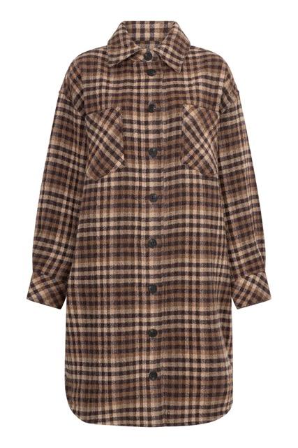 Ruby Tuesday - cison long woolen overshirt