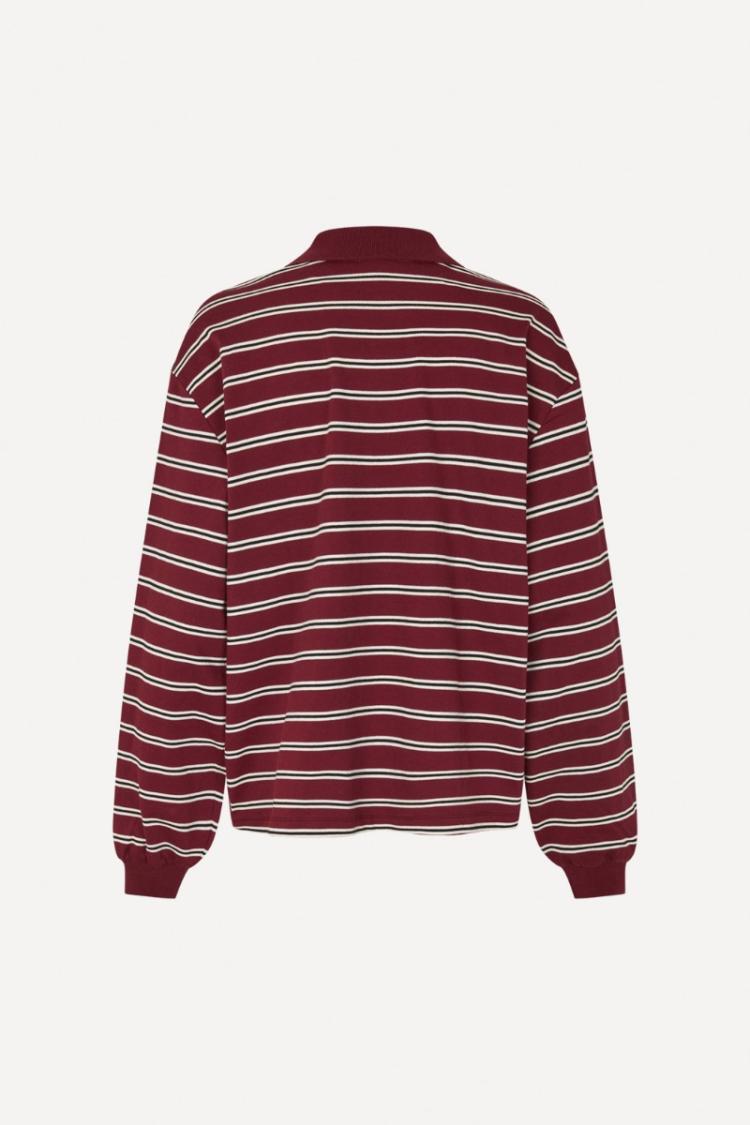 Rotate - Pique Longsleeve Polo Red