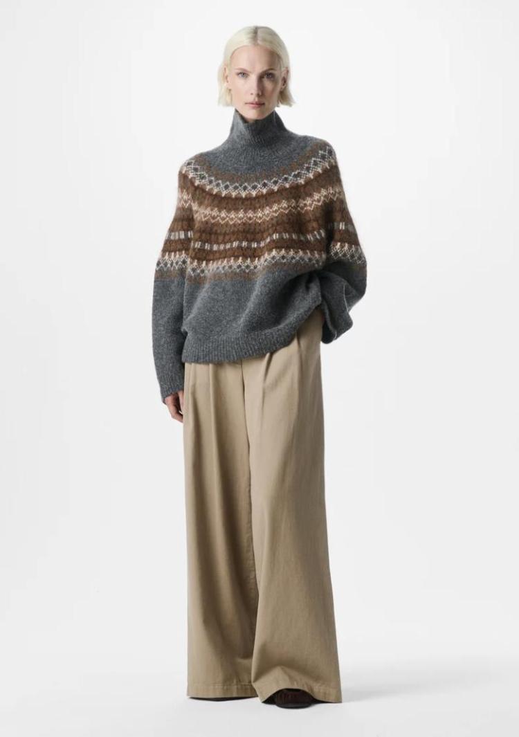 Zenggi - Chunky fair isle sweater