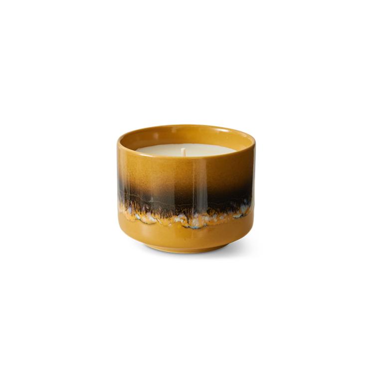 HK Living - 70s ceramics: small scented candle Valencia