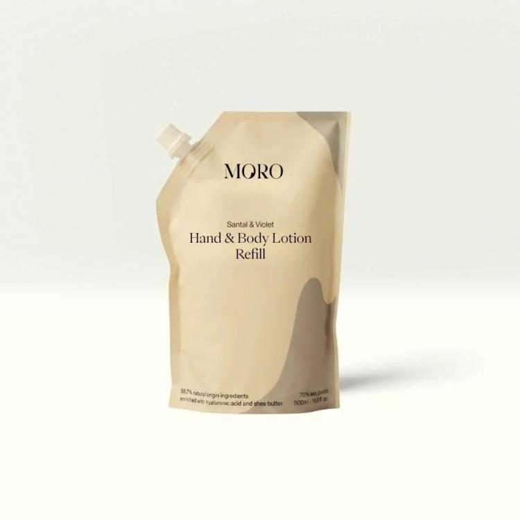 MORO - Hand & body lotion refill, Santal Violet