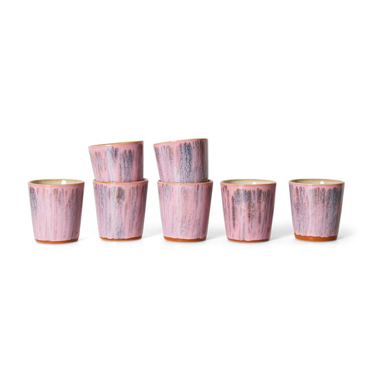 HK Living - 70s ceramics: coffee mug, Rhubarb