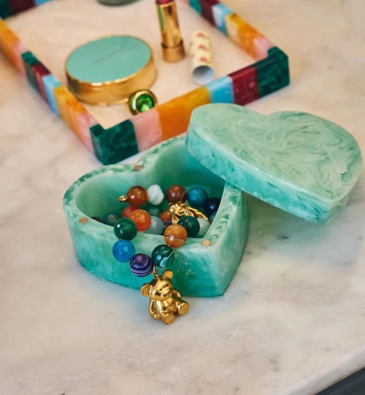 Anna+Nina - Baby blues heart box blue