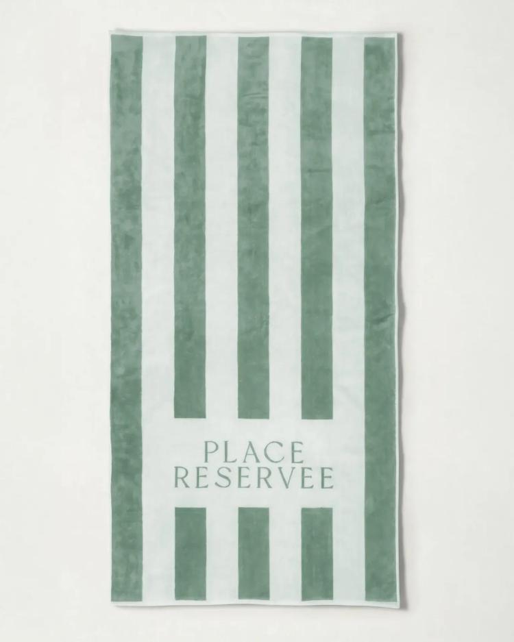 Placereservee - Beach towel, Eucalyptus