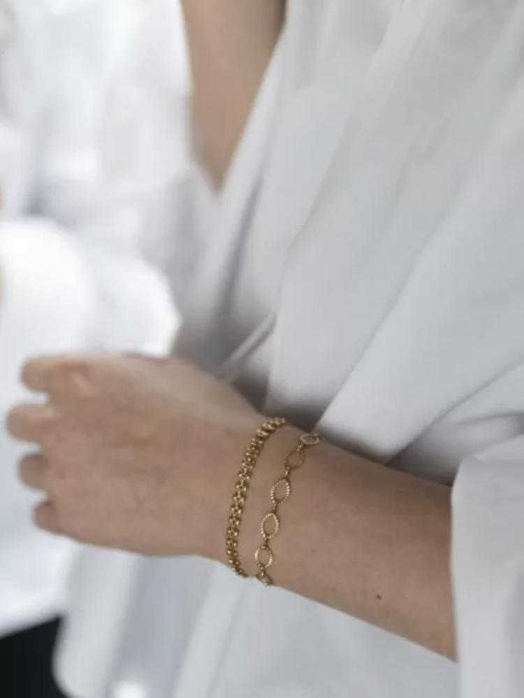 Ellen Beekmans - Armband platte fantasieschakel