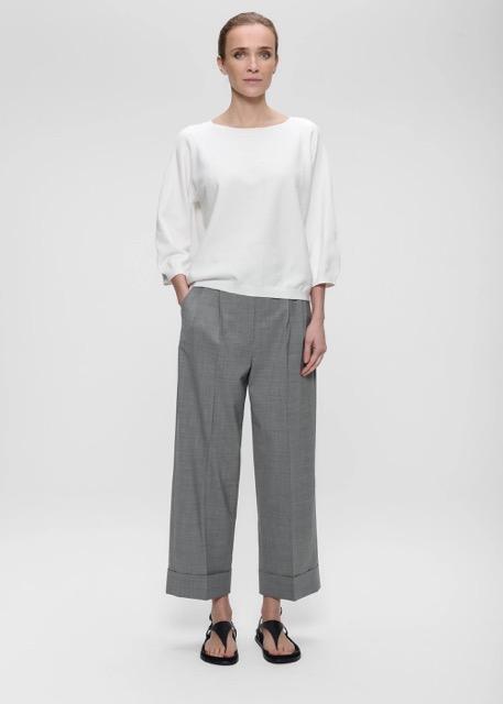Zenggi - Cotton cashmere boatneck top