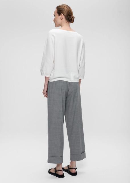 Zenggi - Cotton cashmere boatneck top
