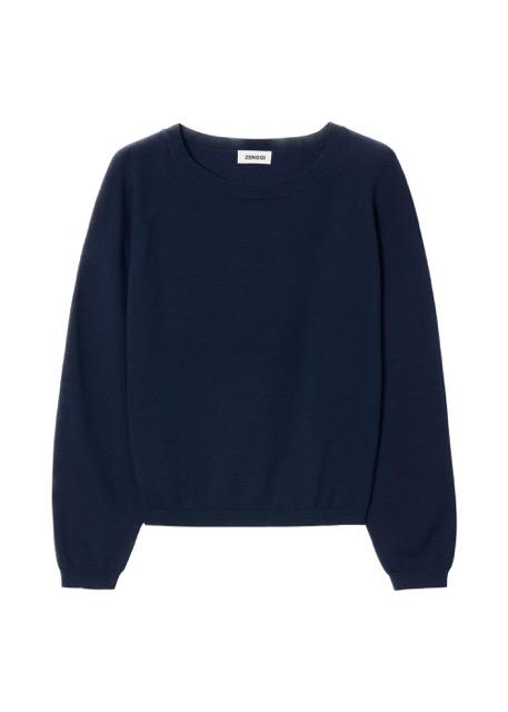 Zenggi - Cotton cashmere boatneck top