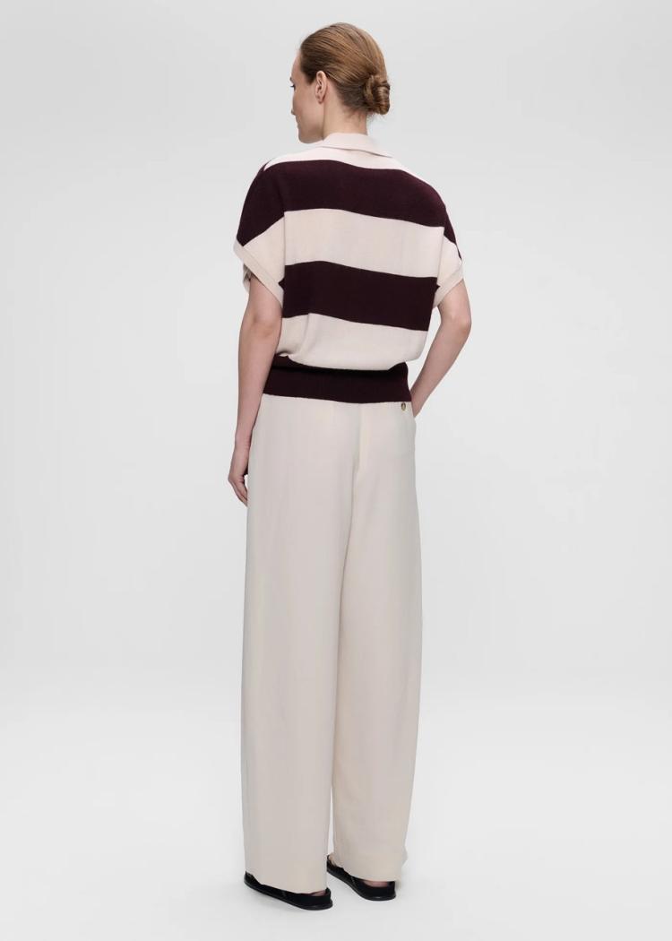 Zenggi - Cashmere blend polo top