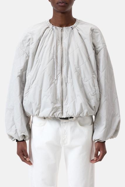 Closed - Cropped gathered bomber