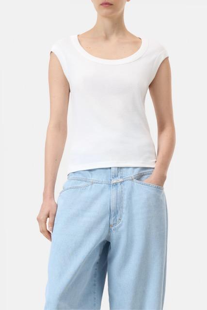 Closed - cap sleeve t-shirt
