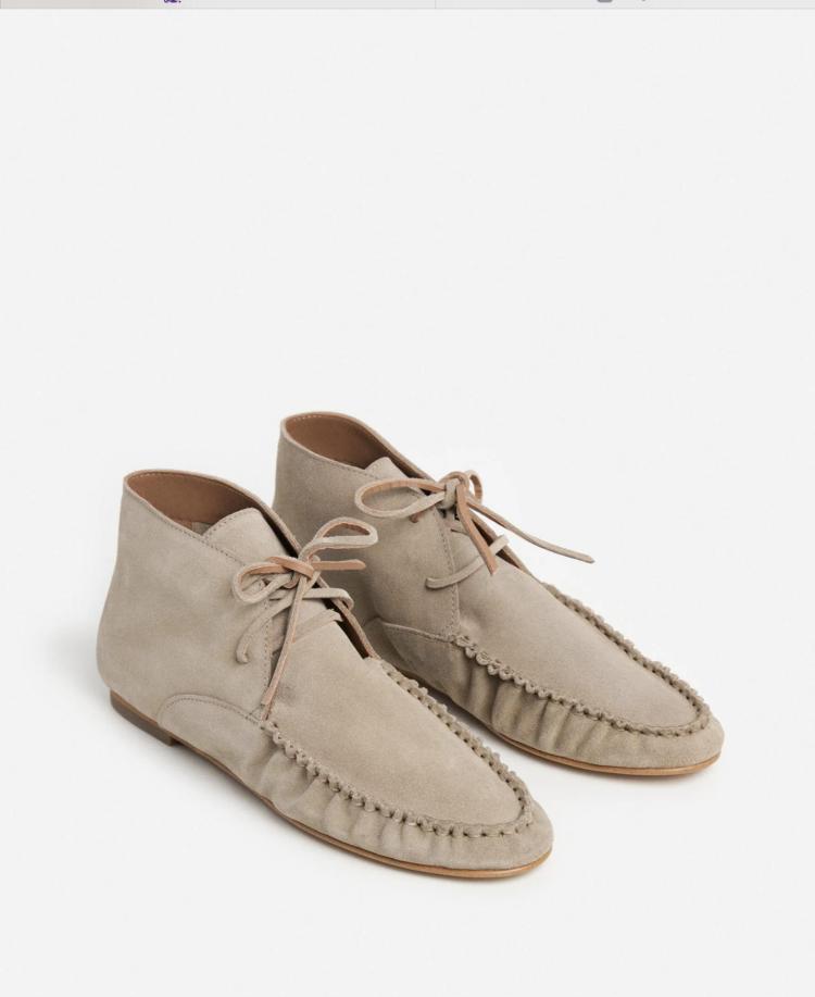 Flattered - Babba suede sand