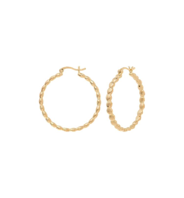 Anna Nina - Large madeleine hoop