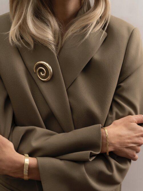 Ellen Beekmans - Platte snake armband met patroon