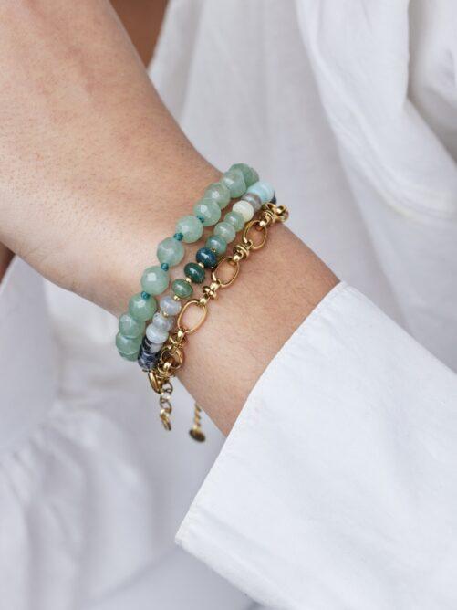 Ellen Beekmans - Vergulde fantasie armband