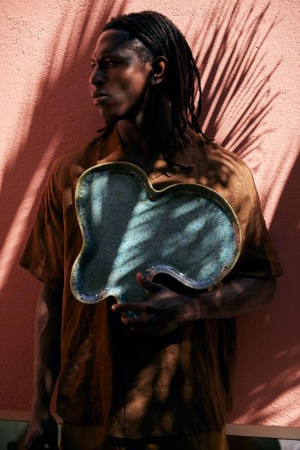 HKliving - Shell plate teal