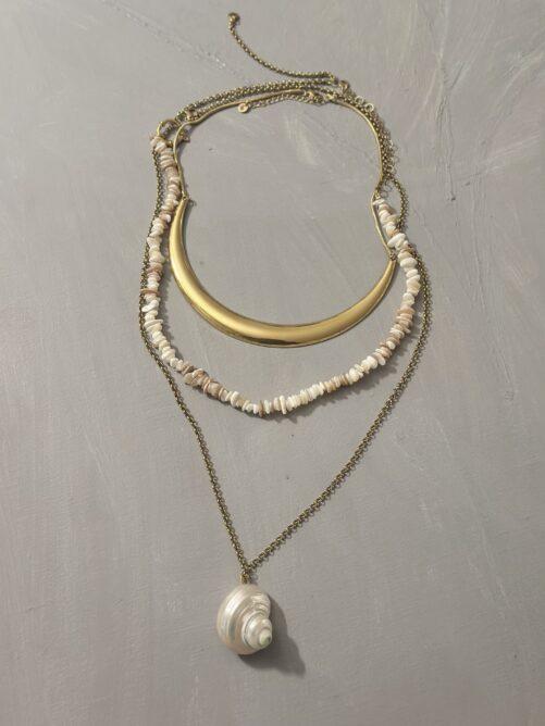 Ellen Beekmans - Ketting met schelphanger