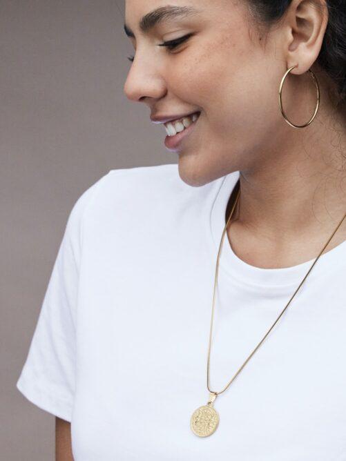 Ellen Beekmans - Golden hoops L