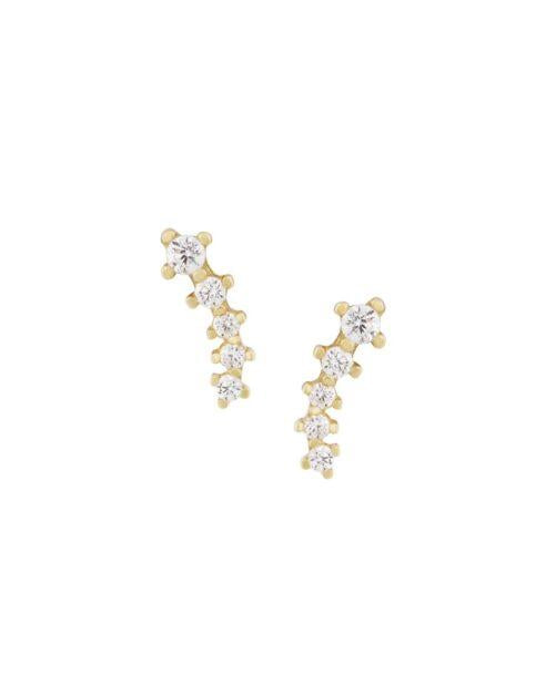 Ellen Beekmans - Mini oorstekertje met 5 steentjes