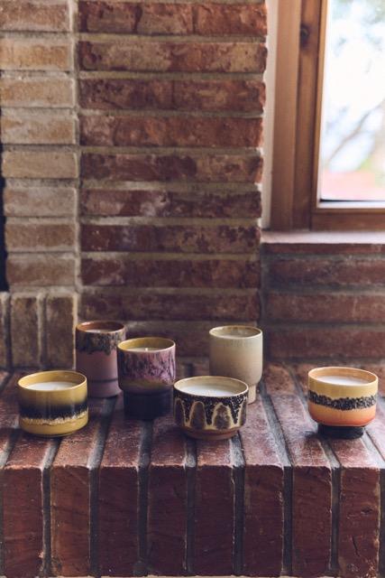 HKliving - 70s ceramics: small scented candle Vancouver