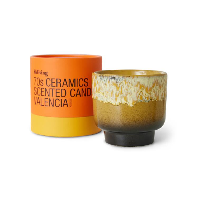 HKliving - 70s ceramics: scented candle Valencia