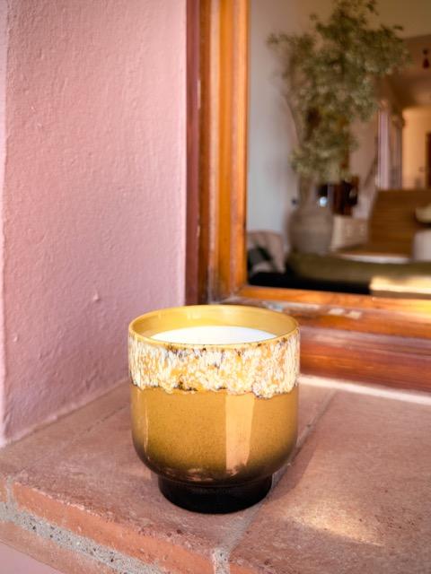 HKliving - 70s ceramics: scented candle Valencia
