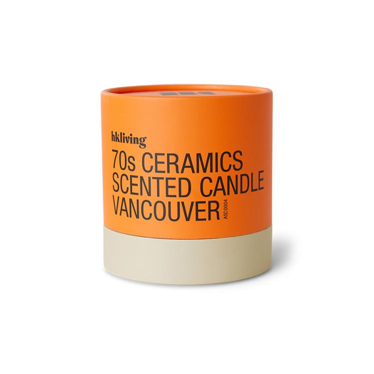HKliving - 70s ceramics: scented candle Vancouver