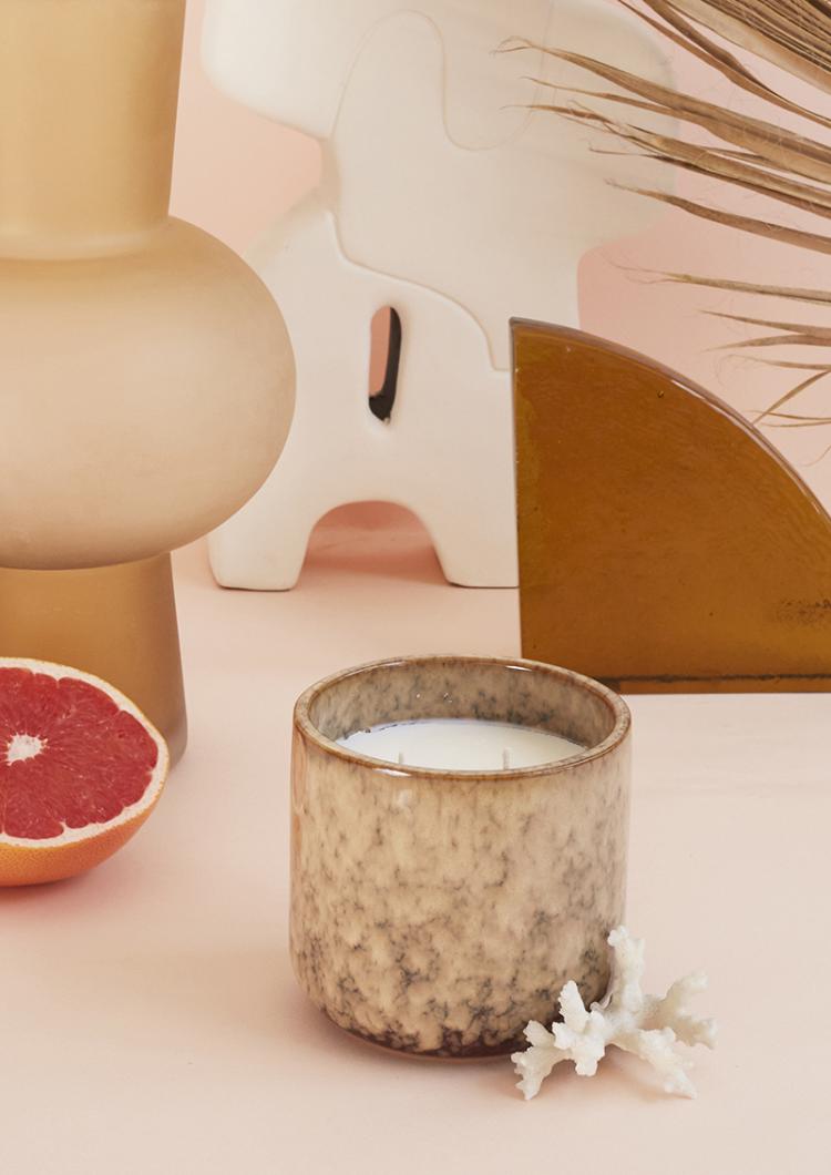 HKliving - Ceramic scented candle: Casa Fruits