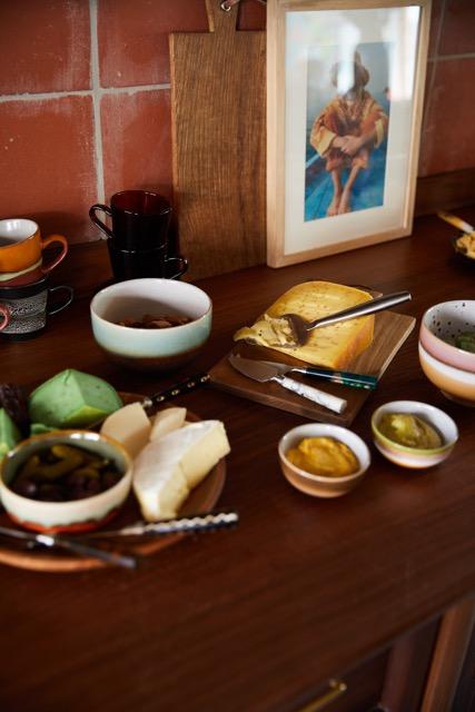 HKliving - 70s ceramics: noodle bowls, geyser (set van 4)