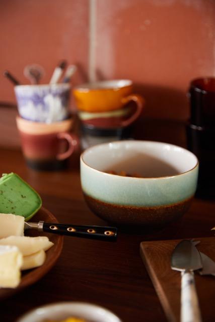 HKliving - 70s ceramics: noodle bowls, geyser (set van 4)
