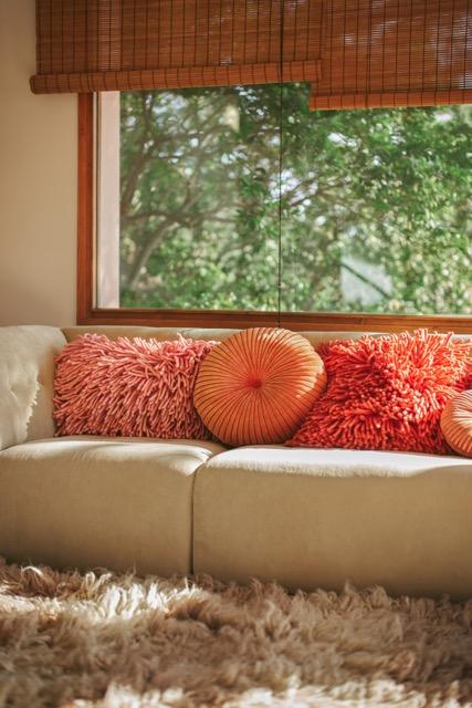 HK LIving - Rugged cushion pink