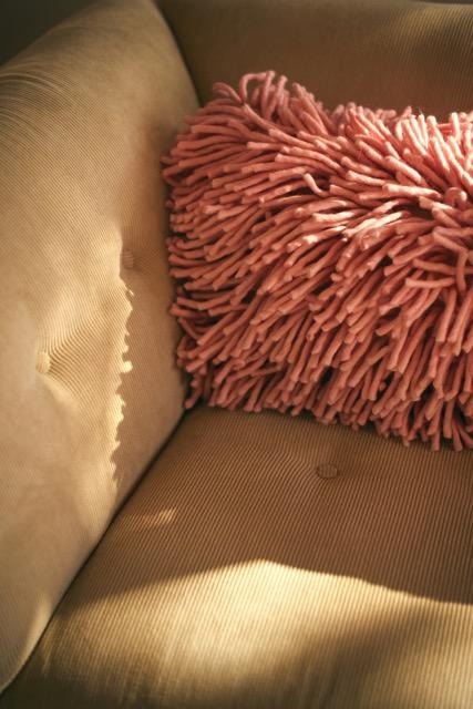 HK LIving - Rugged cushion pink