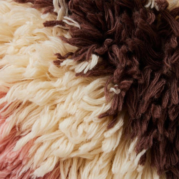 HKliving - Fluffy striped cushion