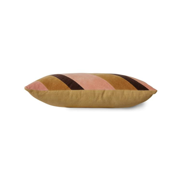 HK Living -  Striped velvet cushion