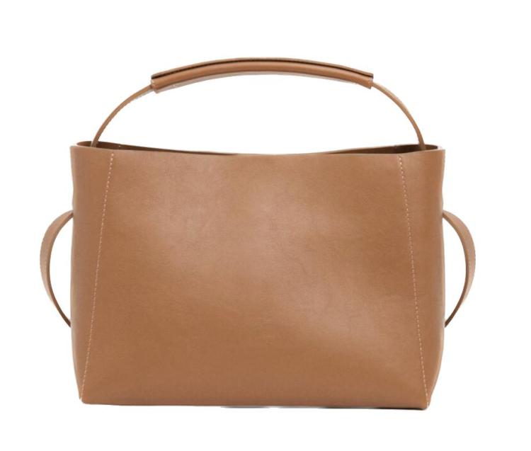 Flattered - Hedda midi handbag leather nut