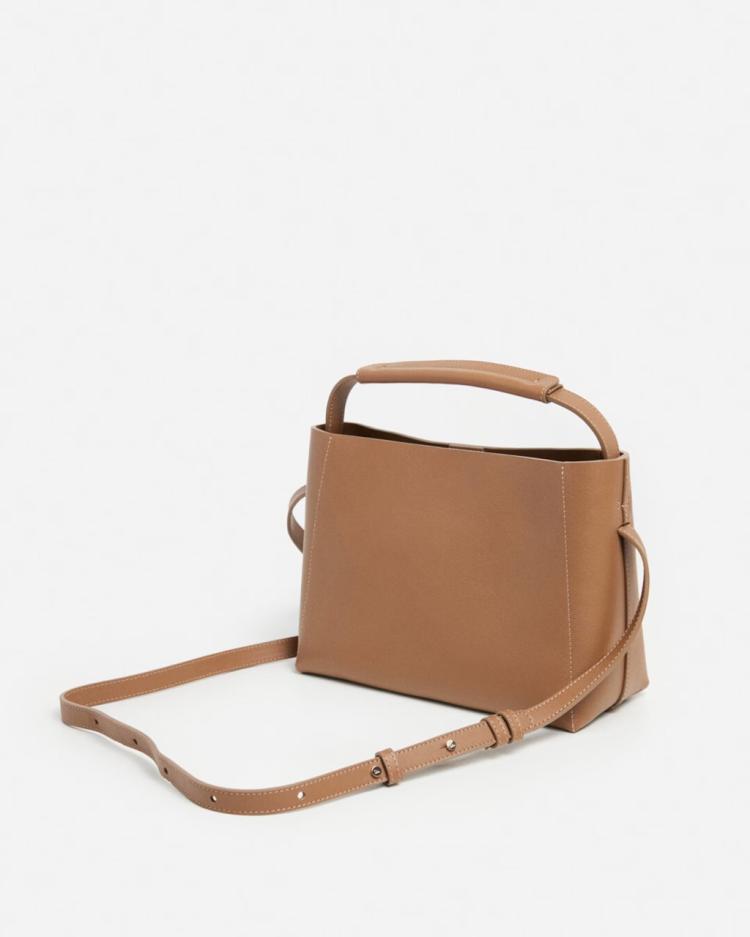 Flattered - Hedda midi handbag leather nut