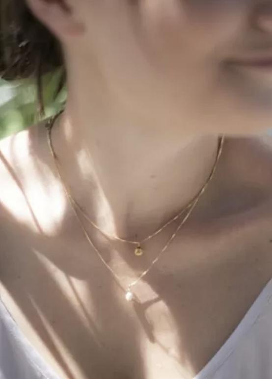 Ellen Beekmans - Korte ketting met parel