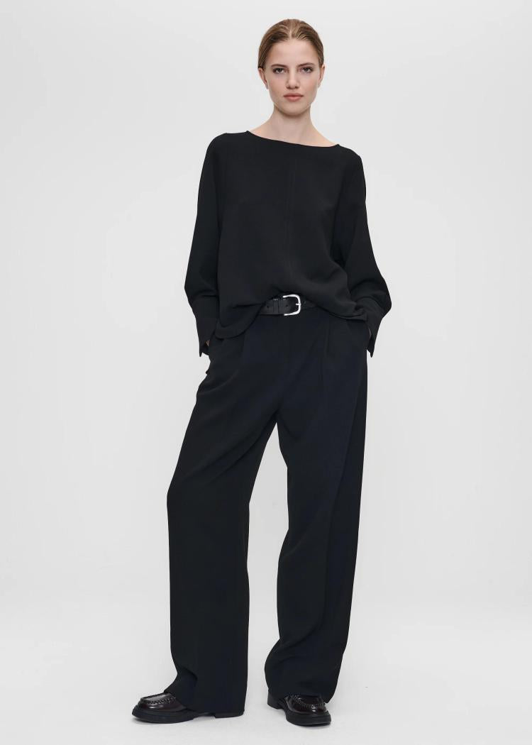 Zenggi - Kozo crepe boatneck top