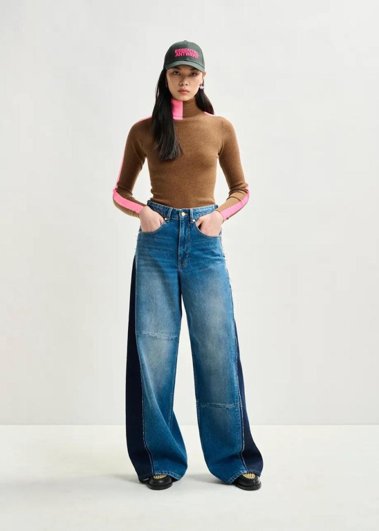 Essentiel Antwerp - Industrious patchwork jeans