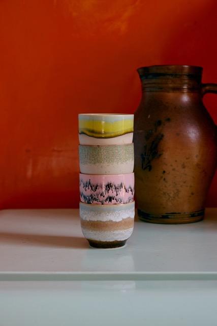 HK Living - Cafe cups, Deco