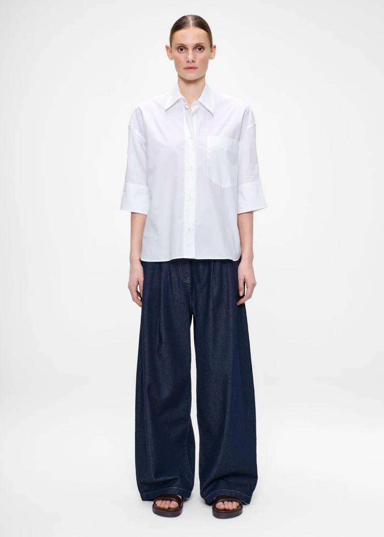 Zenggi - Poplin cuf short sleeve shirt