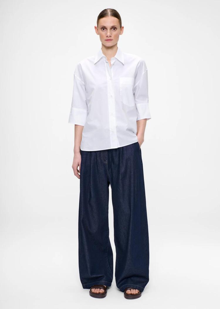 Zenggi - Poplin cuf short sleeve shirt